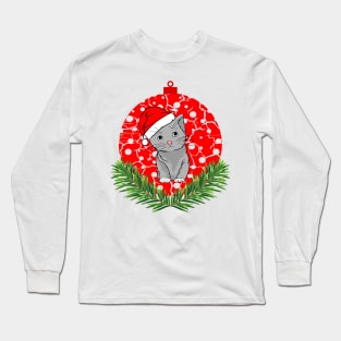Merry Catmas - Funny Christmas With Cats Long Sleeve T-Shirt